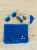 Navy / Midnight Blue Clutch/Purse with Stars