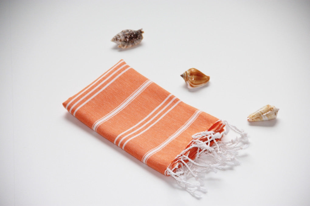 Breeze Orange Hand Towel