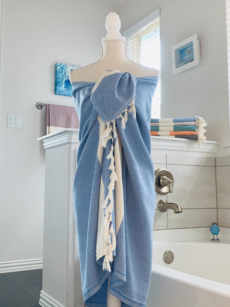 Aegean Burgandy Peshtemal Turkish Towel – TURQuoise & Beyond