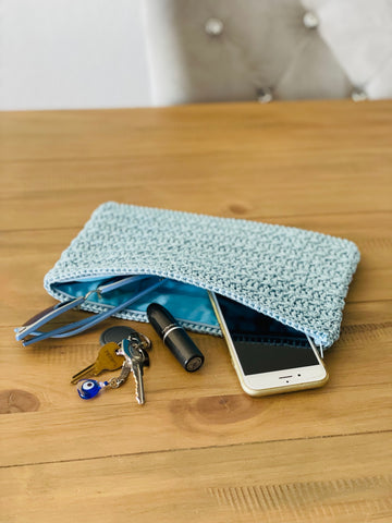 Light Blue Clutch/Purse