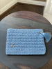 Light Blue Clutch/Purse with Stars